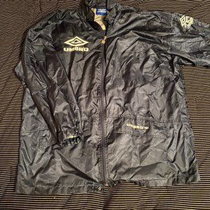 UMBRO NAVY BLUE ZIP UP WINDBREAKER